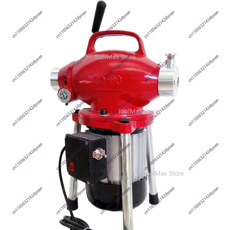 Ferramenta elétrica 220V para desentupir canos, máquina profissional para limpeza de esgoto, desobstrução de vasos sanitários e drenos.