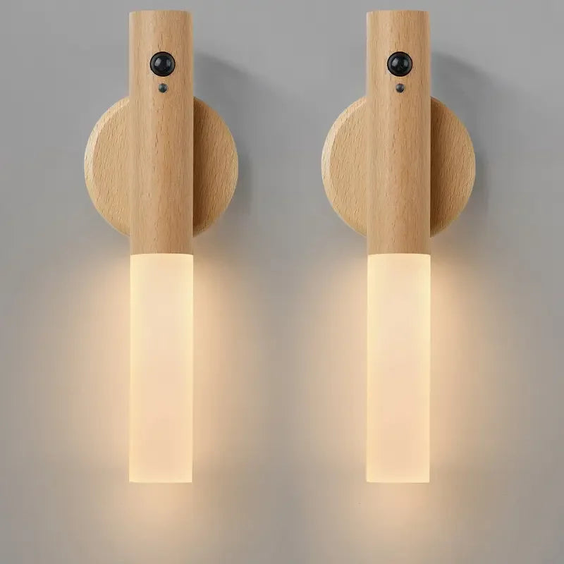 Luz Noturna LED com Sensor de Movimento Inteligente Recarregável Luminária de Parede Magnética Portátil para Corredor Quarto Escadas Banheiro Armários Decoração