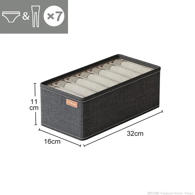 Closet Organizer Underwear Drawer Organizer Bra Socks Clothing Storage Box Wardrobe Organizer Clothes Cabinet Drawer Organizers