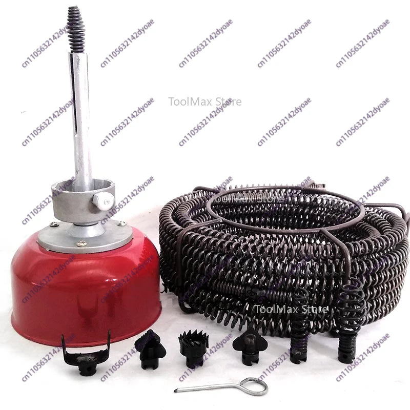 Ferramenta elétrica 220V para desentupir canos, máquina profissional para limpeza de esgoto, desobstrução de vasos sanitários e drenos.