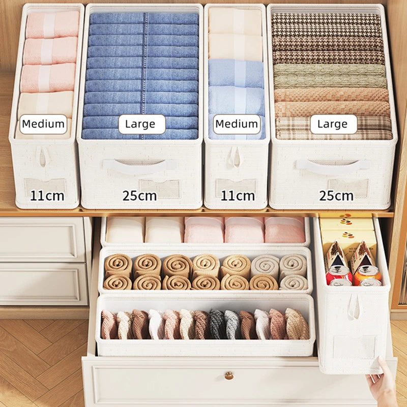 Drawer Organizer Underwear Socks Storage Box Panties Storage Boxes Clothes Organizer Cabinets Drawers Bedroom Wardrobe Case