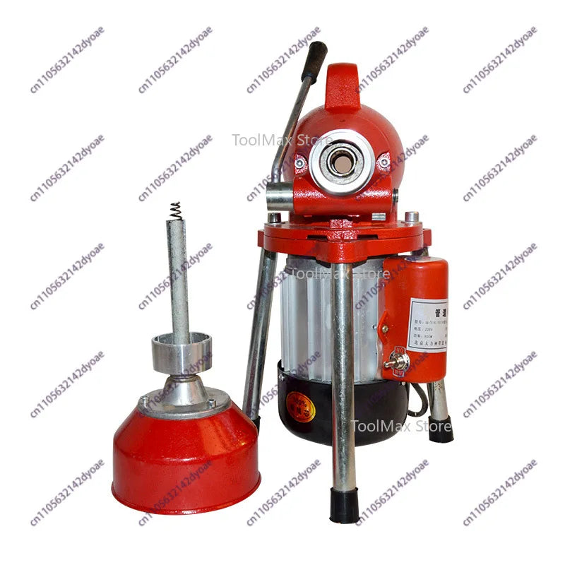 Ferramenta elétrica 220V para desentupir canos, máquina profissional para limpeza de esgoto, desobstrução de vasos sanitários e drenos.
