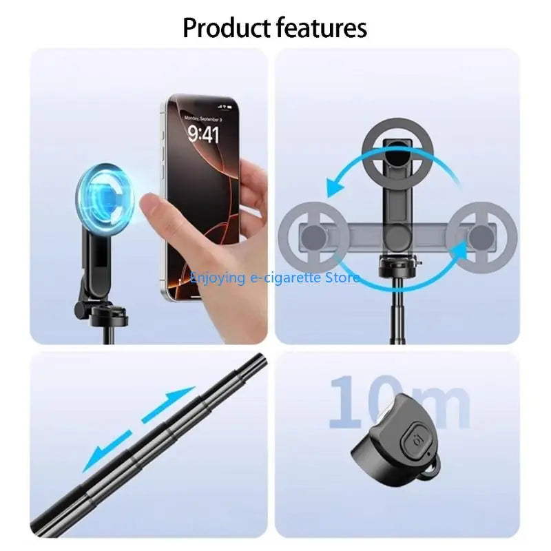 Foldable Phone Stand with Extendable Arm