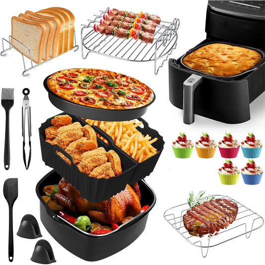 Air Fryer Grill Rack Accessories Set