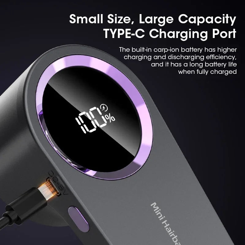 LED Digital USB Rechargeable Fabric Shaver