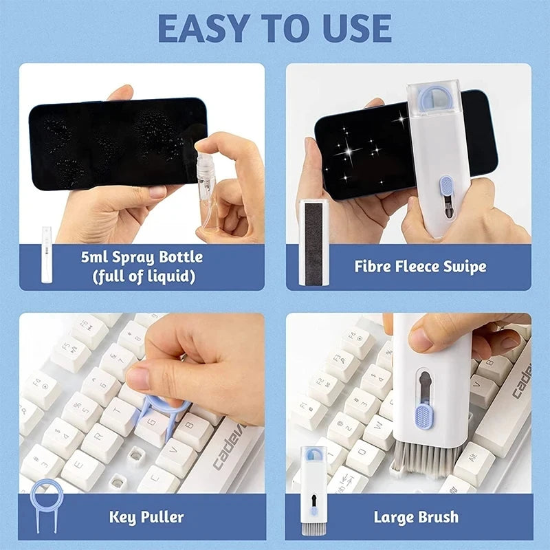 7-in-1 Keyboard Cleaner & Keycap Puller Kit