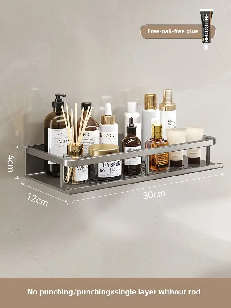No-Drill Shower Gel Wall Storage Rack