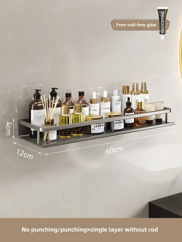 No-Drill Shower Gel Wall Storage Rack