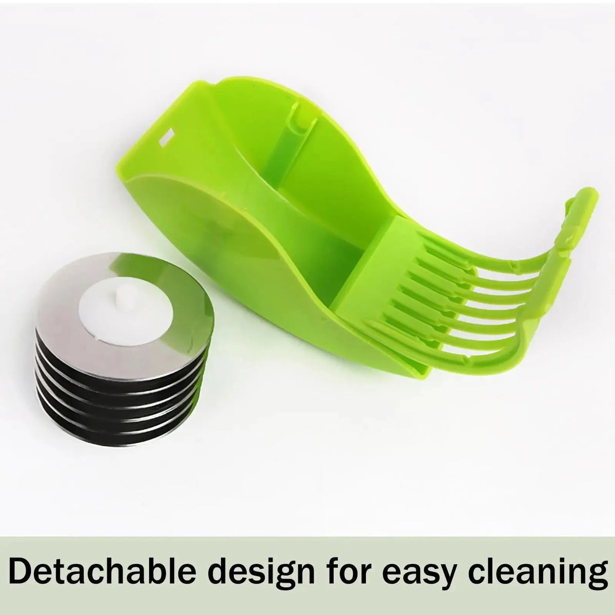 Cortador de vegetais manual tipo rolo para cebolinha com 6 lâminas de aço inoxidável, fatiador de ervas destacável, picador de salsinha e utensílios de cozinha
