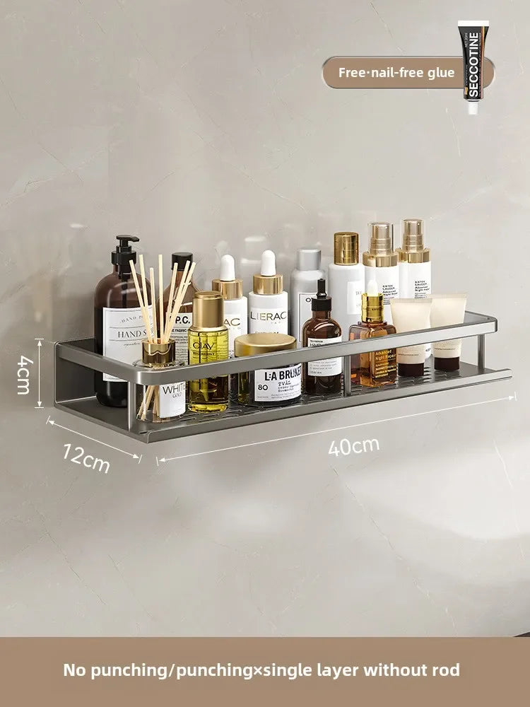 No-Drill Shower Gel Wall Storage Rack