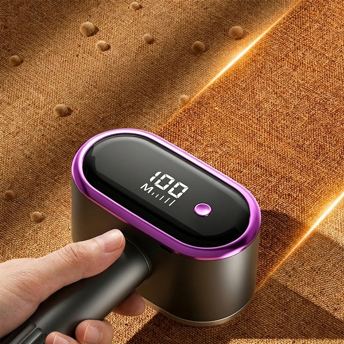 Aparador de Pelos de Tecido Recarregável via USB, Aparador de Tecido com Cabeça Dupla, Dispositivo de Remoção de Pelos para Roupas, Sofás e Estofados