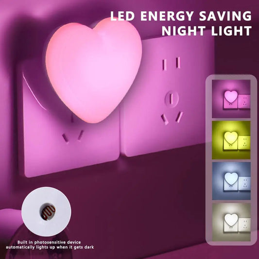 Luz Noturna Inteligente de LED - Eficiente em energia, iluminação interna de tomada para corredor, quarto, cozinha, escada, presente perfeito