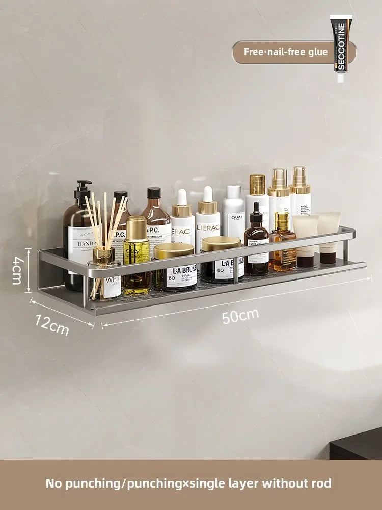 No-Drill Shower Gel Wall Storage Rack