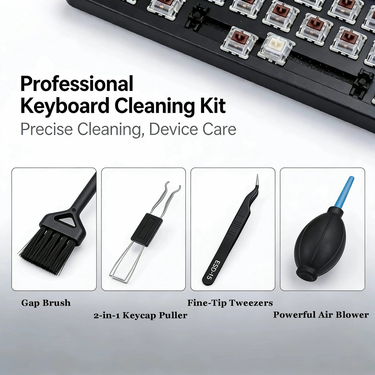4-in-1 Mechanical Keyboard Cleaning Kit