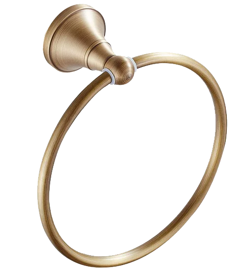 Conjunto de Acessórios para Banheiro de Latão Maciço de Luxo: Toalheiro, Suporte para Papel, Argola para Toalha, Gancho para Roupão - Conjunto de Banheiro Moderno Completo