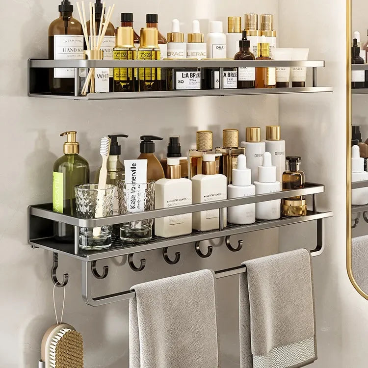 No-Drill Shower Gel Wall Storage Rack