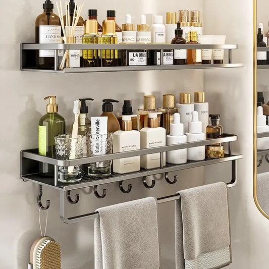 No-Drill Shower Gel Wall Storage Rack