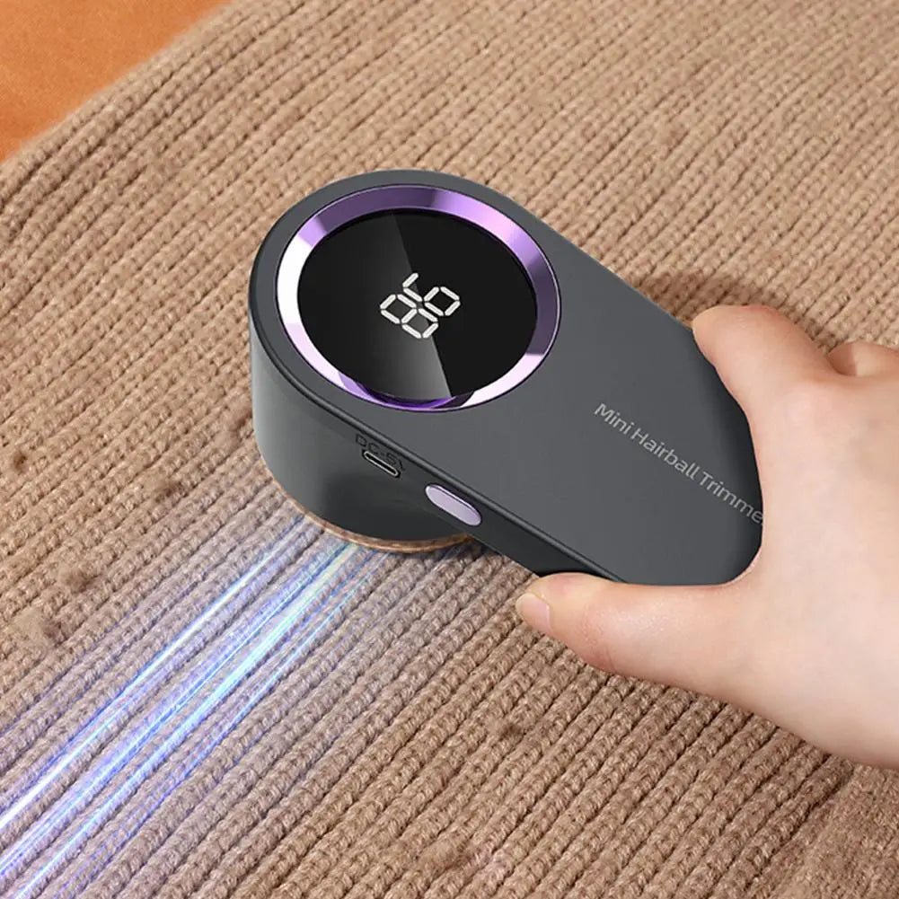 Papa-bolinhas elétrico recarregável via USB portátil para roupas, removedor de fiapos e aparador de pelos para blusas